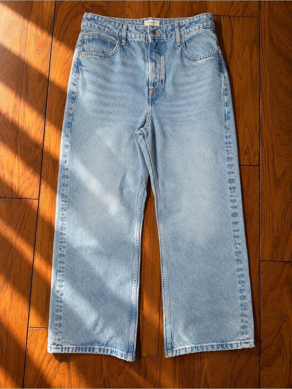We The Free Light Blue Straight-Leg Women's Jeans Sz 30 NWOT